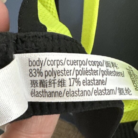 Victoria Sport Women's 34C Incredible Sports Bra Green Multi Geo Racerback - Picture 10 of 12